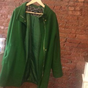 Green wool Ellen Tracy coat